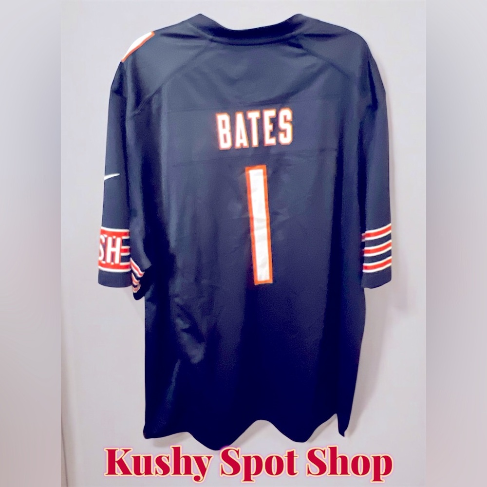 NWOT NIKE CHICAGO BEARS NAVY BATES #1 Jersey sz. XXL 🏈🏉🏟️⚽️